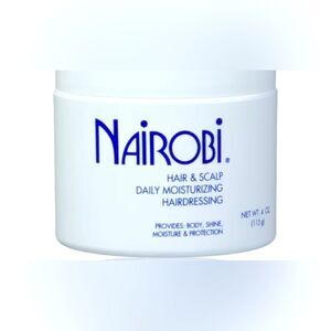 🛍️Nairobi Hair and Scalp Daily Moisturizing Hairdressing
Unisex, 4 Ounce